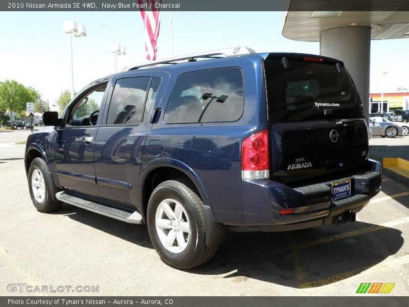 Navy Blue Pearl / Charcoal 2010 Nissan Armada SE 4WD
