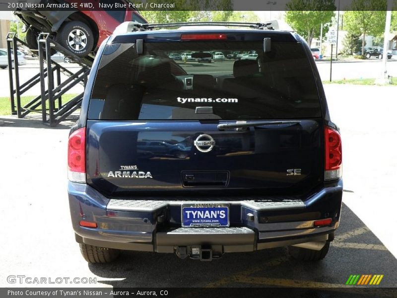 Navy Blue Pearl / Charcoal 2010 Nissan Armada SE 4WD