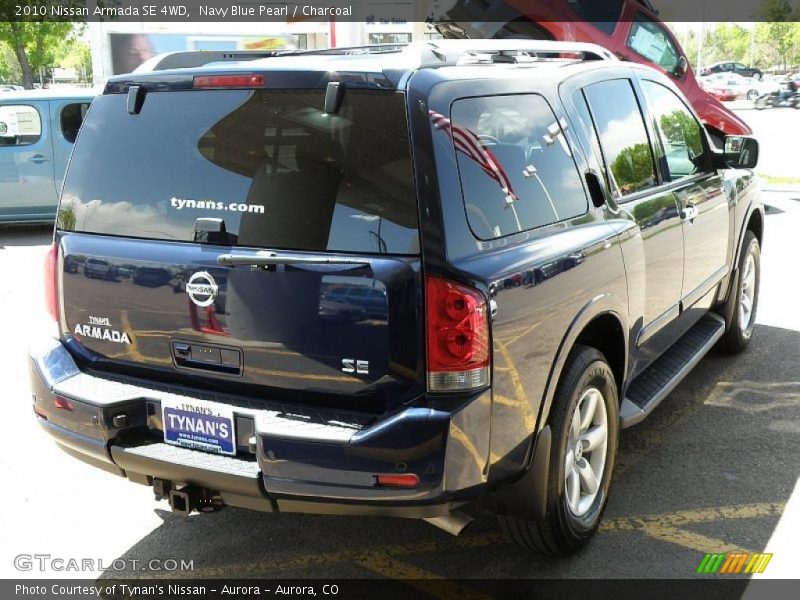 Navy Blue Pearl / Charcoal 2010 Nissan Armada SE 4WD
