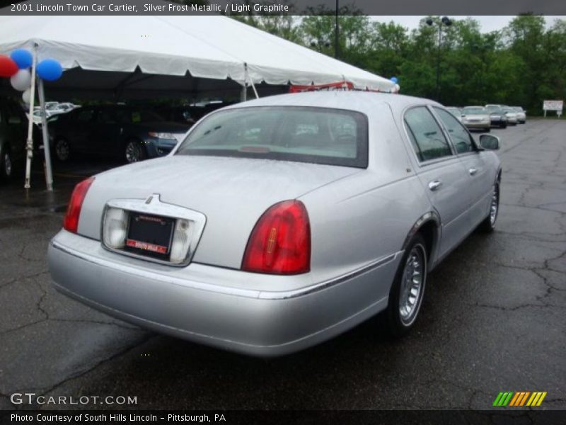 Silver Frost Metallic / Light Graphite 2001 Lincoln Town Car Cartier