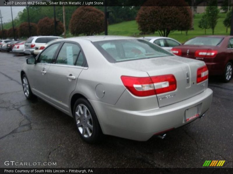 Silver Birch Metallic / Light Stone 2007 Lincoln MKZ Sedan