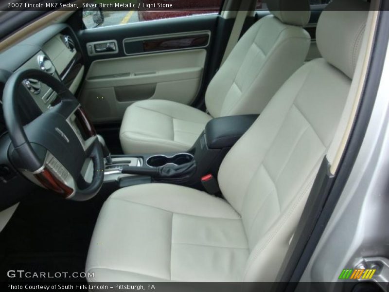 Silver Birch Metallic / Light Stone 2007 Lincoln MKZ Sedan