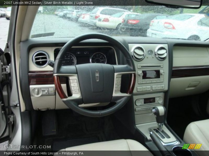 Silver Birch Metallic / Light Stone 2007 Lincoln MKZ Sedan