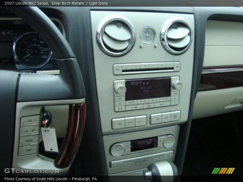 Silver Birch Metallic / Light Stone 2007 Lincoln MKZ Sedan