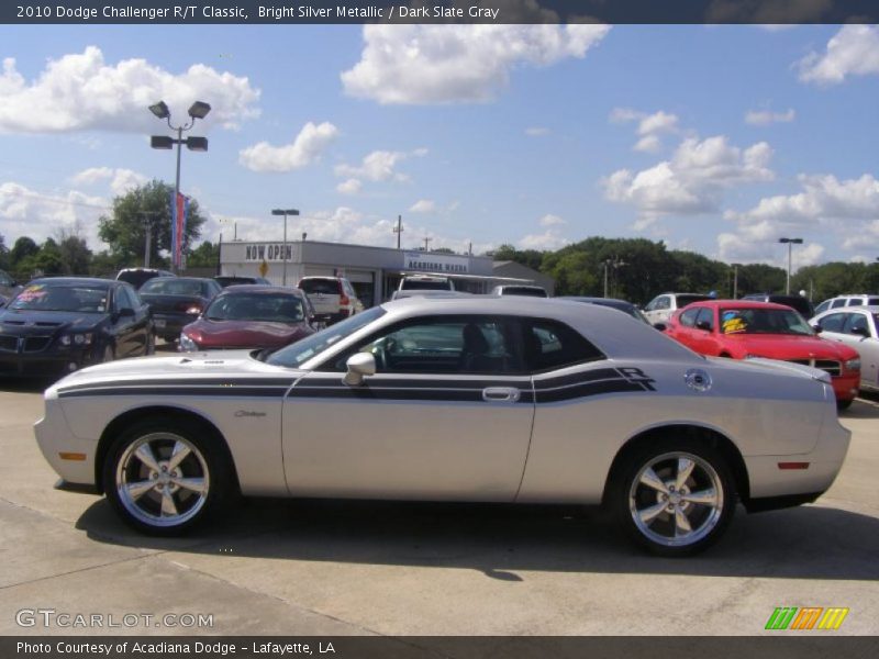Bright Silver Metallic / Dark Slate Gray 2010 Dodge Challenger R/T Classic