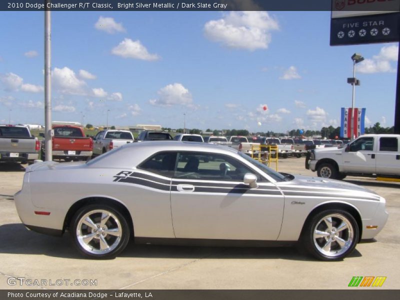 Bright Silver Metallic / Dark Slate Gray 2010 Dodge Challenger R/T Classic