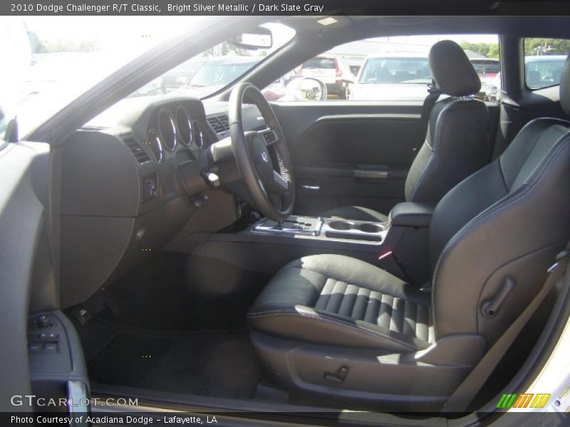 Bright Silver Metallic / Dark Slate Gray 2010 Dodge Challenger R/T Classic