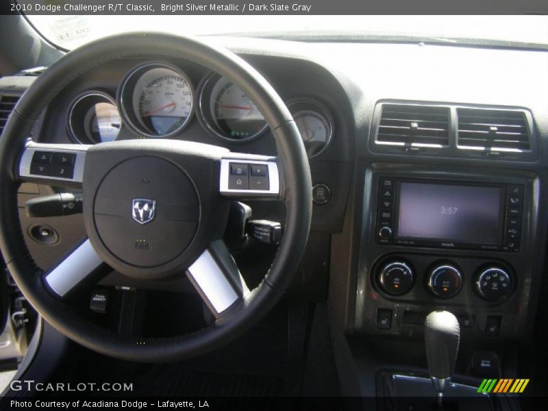 Bright Silver Metallic / Dark Slate Gray 2010 Dodge Challenger R/T Classic