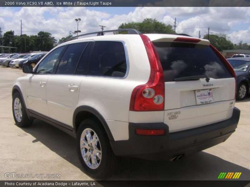 Ice White / Taupe/Light Taupe 2006 Volvo XC90 V8 AWD