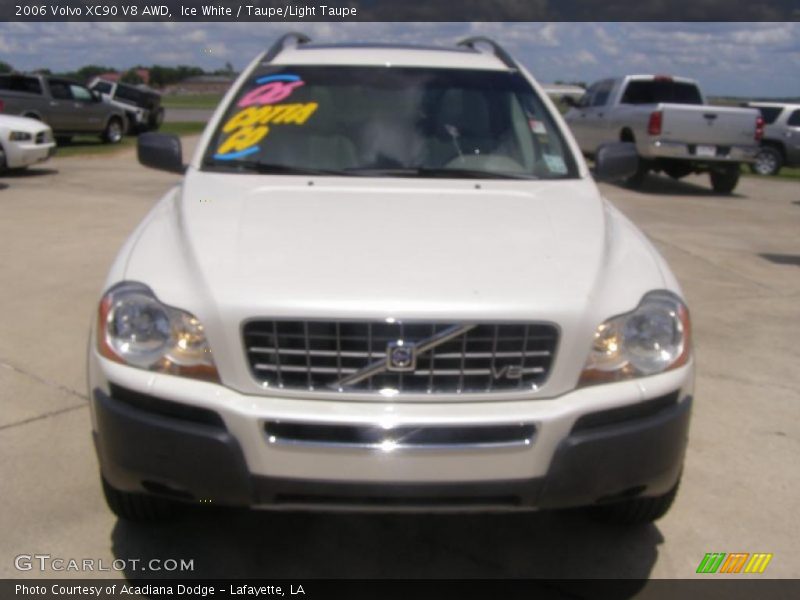Ice White / Taupe/Light Taupe 2006 Volvo XC90 V8 AWD