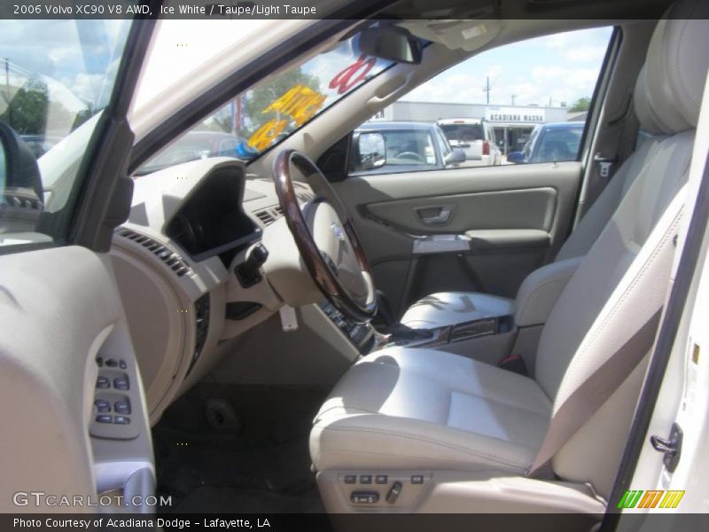 Ice White / Taupe/Light Taupe 2006 Volvo XC90 V8 AWD