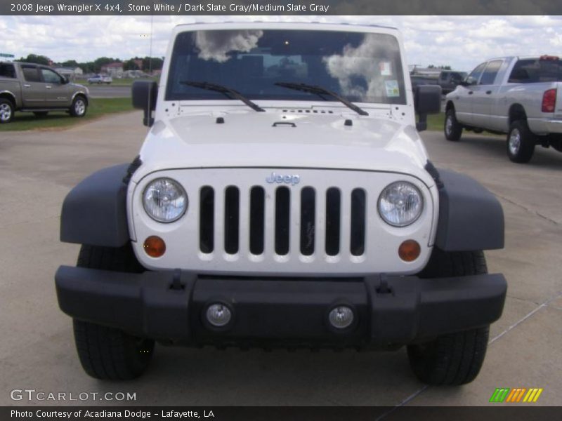 Stone White / Dark Slate Gray/Medium Slate Gray 2008 Jeep Wrangler X 4x4