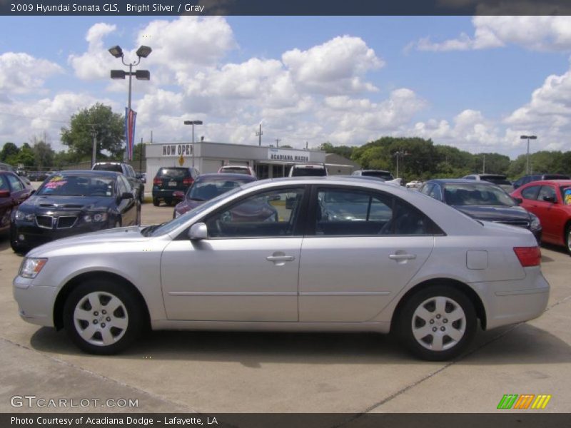 Bright Silver / Gray 2009 Hyundai Sonata GLS
