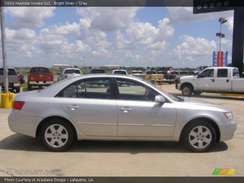 Bright Silver / Gray 2009 Hyundai Sonata GLS