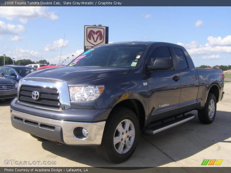 Slate Gray Metallic / Graphite Gray 2008 Toyota Tundra Double Cab