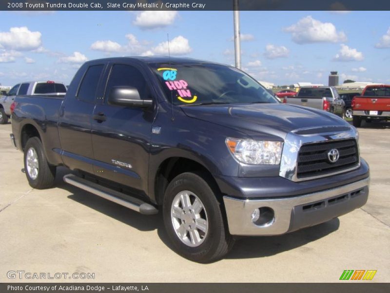 Slate Gray Metallic / Graphite Gray 2008 Toyota Tundra Double Cab