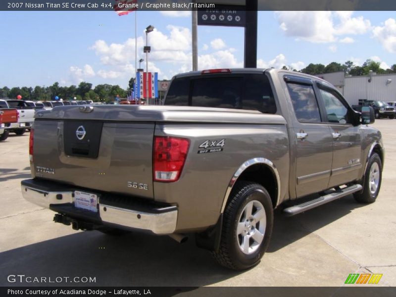 Granite / Graphite Black/Titanium 2007 Nissan Titan SE Crew Cab 4x4