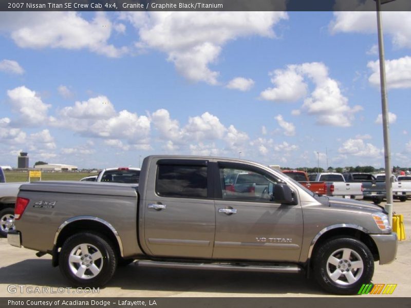 Granite / Graphite Black/Titanium 2007 Nissan Titan SE Crew Cab 4x4
