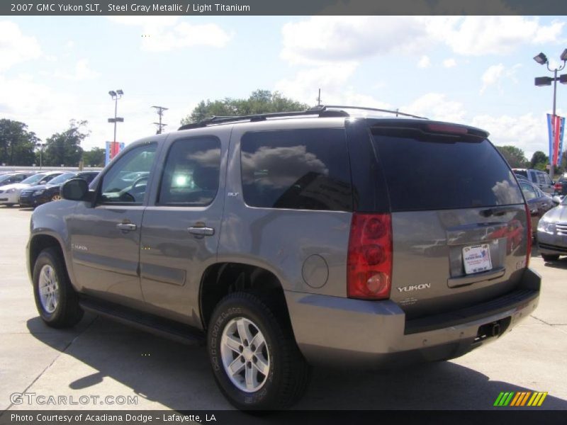 Steel Gray Metallic / Light Titanium 2007 GMC Yukon SLT