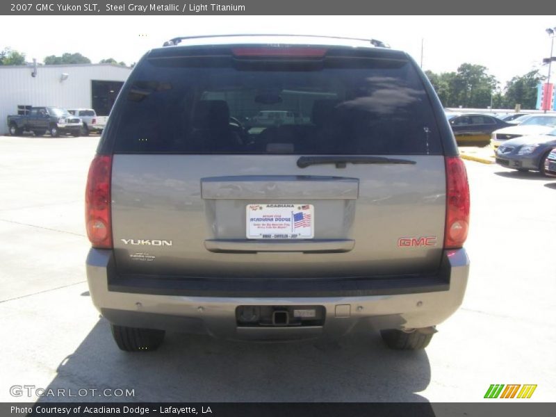 Steel Gray Metallic / Light Titanium 2007 GMC Yukon SLT