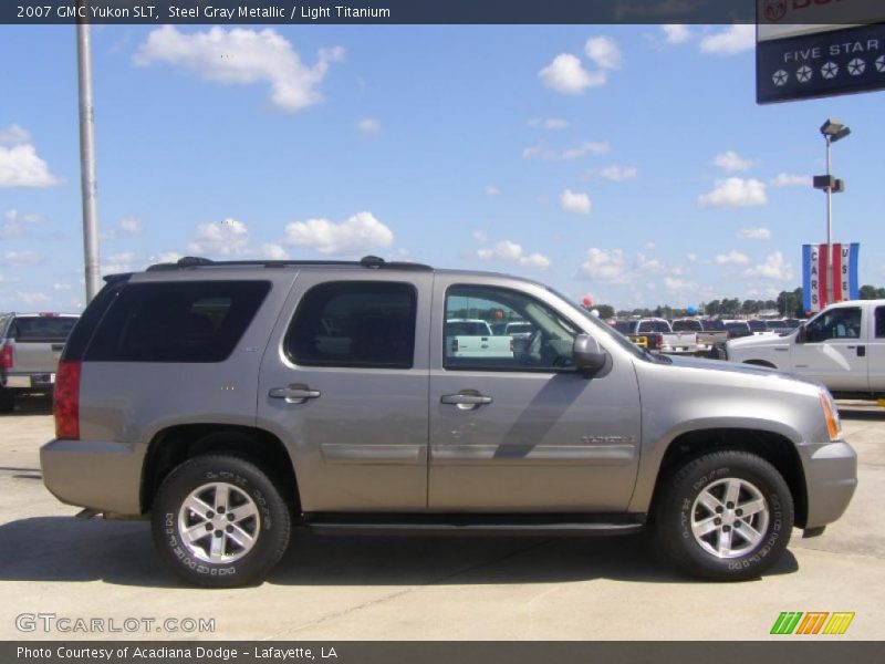 Steel Gray Metallic / Light Titanium 2007 GMC Yukon SLT