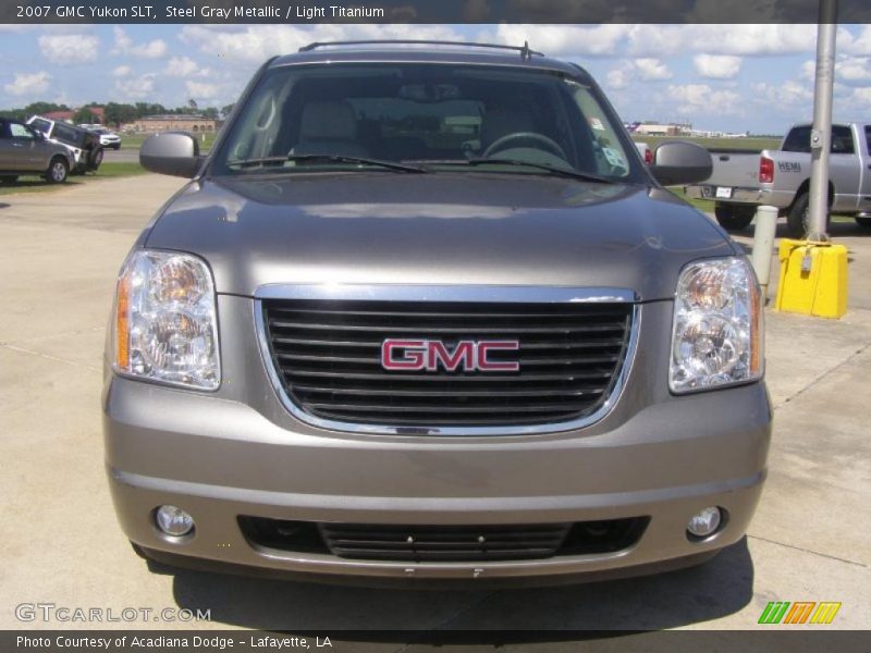 Steel Gray Metallic / Light Titanium 2007 GMC Yukon SLT