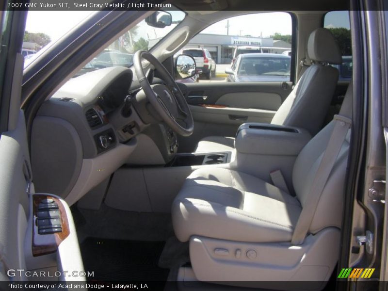 Steel Gray Metallic / Light Titanium 2007 GMC Yukon SLT