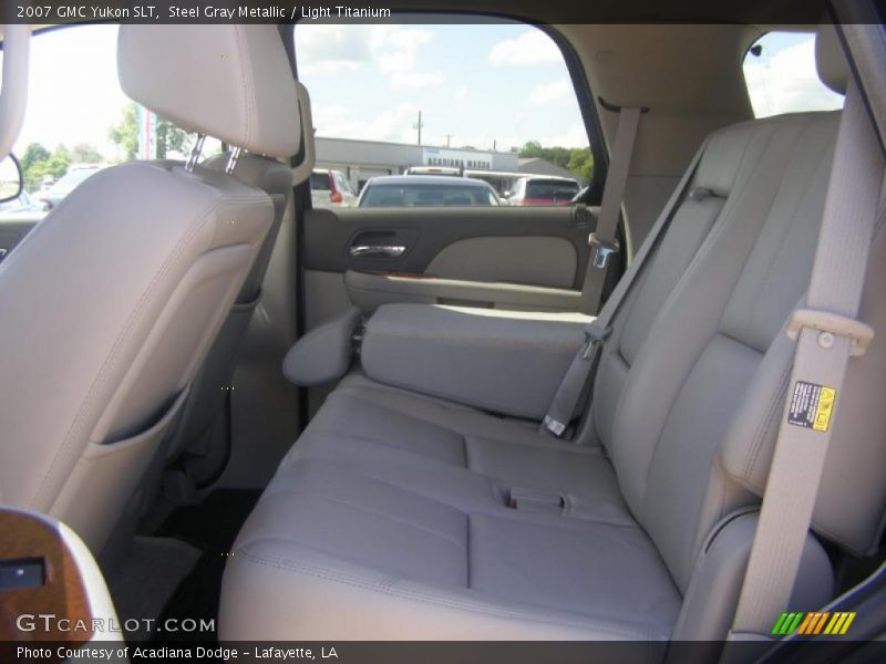 Steel Gray Metallic / Light Titanium 2007 GMC Yukon SLT