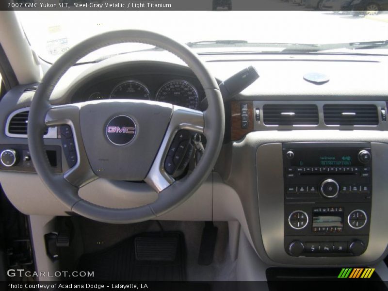 Steel Gray Metallic / Light Titanium 2007 GMC Yukon SLT