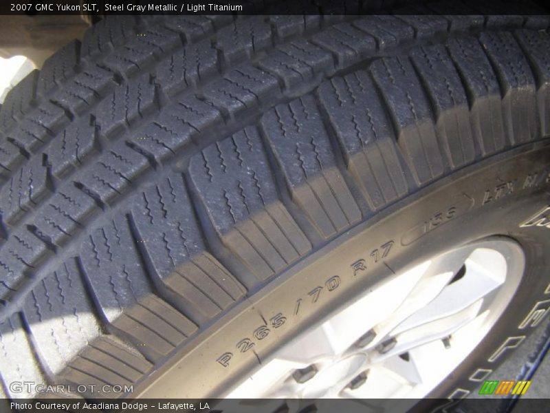 Steel Gray Metallic / Light Titanium 2007 GMC Yukon SLT