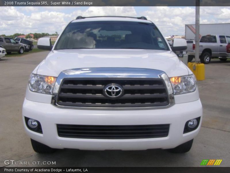 Super White / Sand Beige 2008 Toyota Sequoia SR5