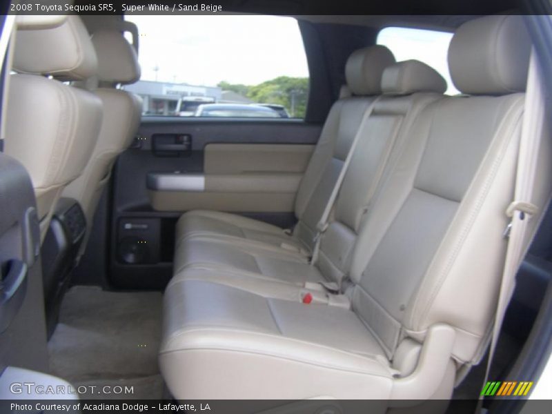 Super White / Sand Beige 2008 Toyota Sequoia SR5