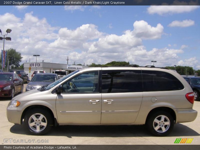 Linen Gold Metallic / Dark Khaki/Light Graystone 2007 Dodge Grand Caravan SXT