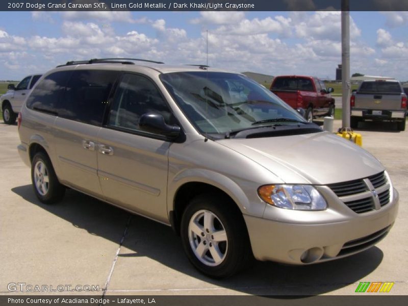 Linen Gold Metallic / Dark Khaki/Light Graystone 2007 Dodge Grand Caravan SXT