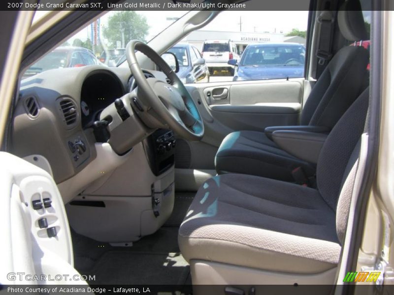 Linen Gold Metallic / Dark Khaki/Light Graystone 2007 Dodge Grand Caravan SXT