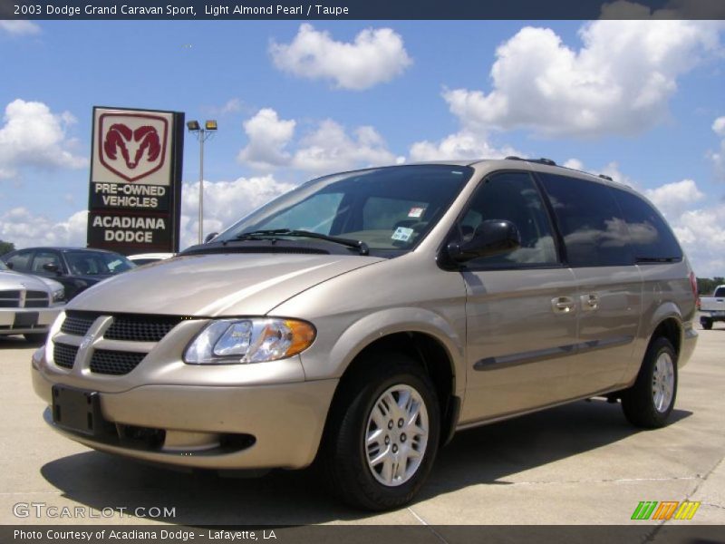 Light Almond Pearl / Taupe 2003 Dodge Grand Caravan Sport