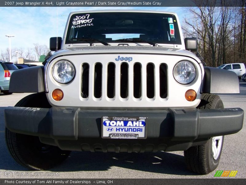Light Graystone Pearl / Dark Slate Gray/Medium Slate Gray 2007 Jeep Wrangler X 4x4