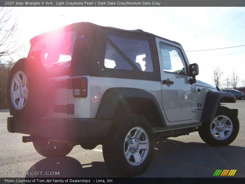 Light Graystone Pearl / Dark Slate Gray/Medium Slate Gray 2007 Jeep Wrangler X 4x4