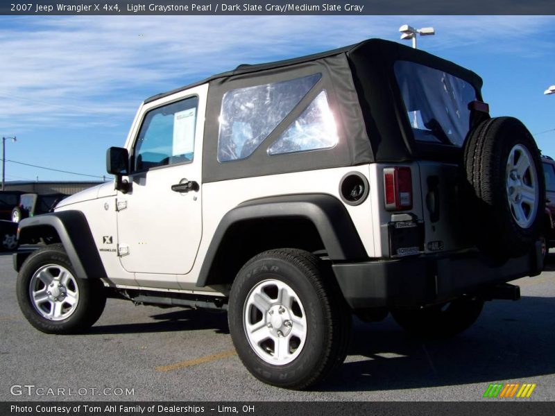 Light Graystone Pearl / Dark Slate Gray/Medium Slate Gray 2007 Jeep Wrangler X 4x4