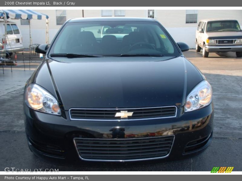 Black / Gray 2008 Chevrolet Impala LS