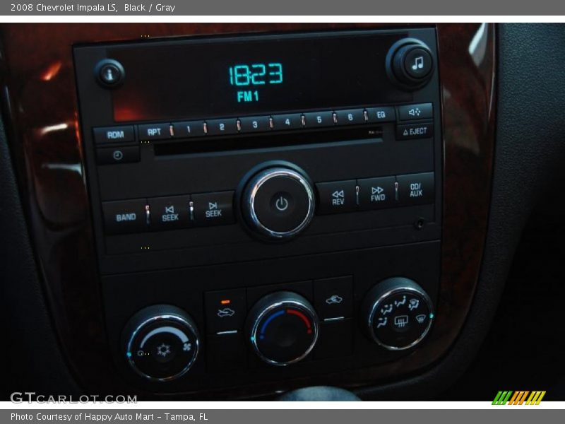Black / Gray 2008 Chevrolet Impala LS