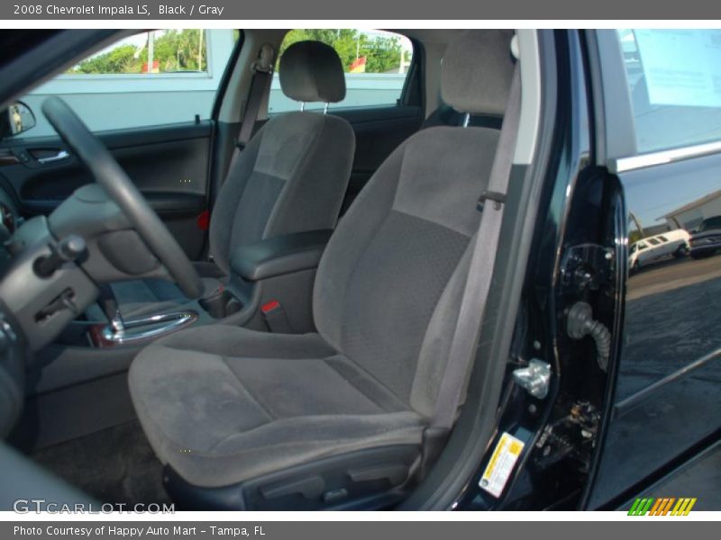 Black / Gray 2008 Chevrolet Impala LS