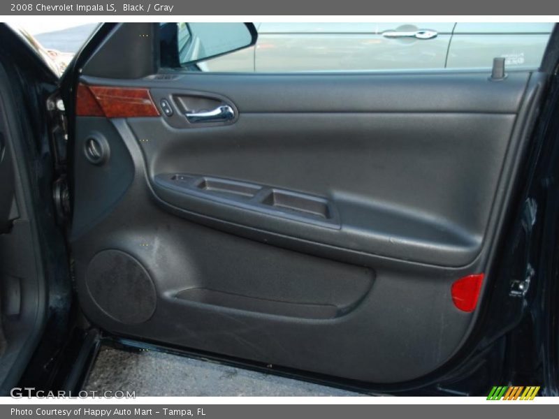 Black / Gray 2008 Chevrolet Impala LS