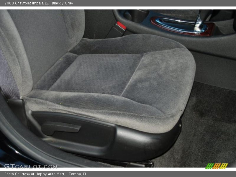 Black / Gray 2008 Chevrolet Impala LS
