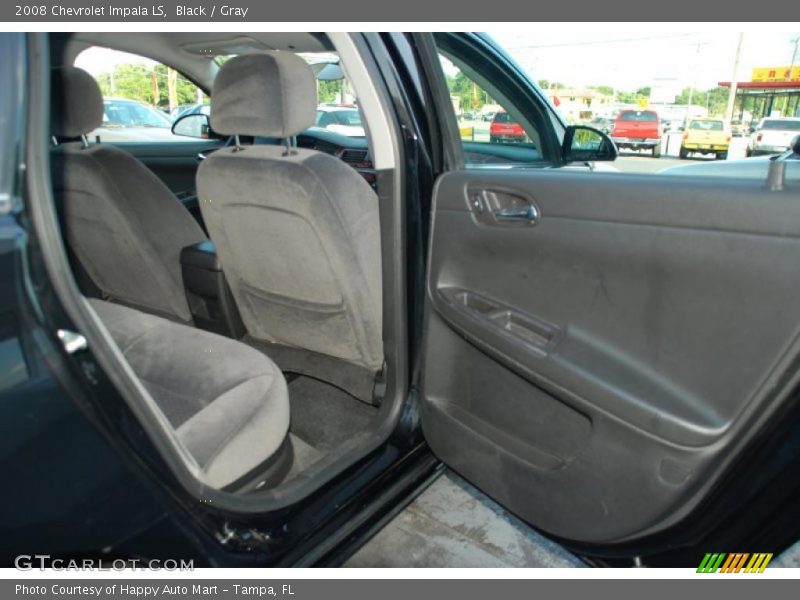 Black / Gray 2008 Chevrolet Impala LS