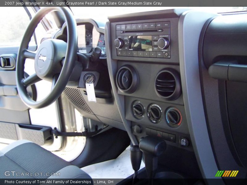 Light Graystone Pearl / Dark Slate Gray/Medium Slate Gray 2007 Jeep Wrangler X 4x4