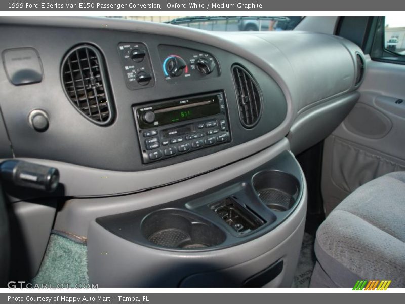 Oxford White / Medium Graphite 1999 Ford E Series Van E150 Passenger Conversion