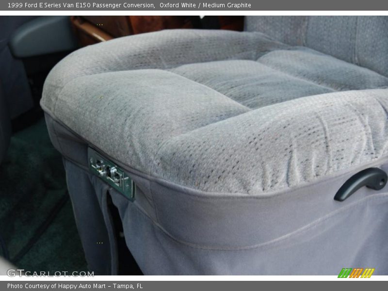 Oxford White / Medium Graphite 1999 Ford E Series Van E150 Passenger Conversion