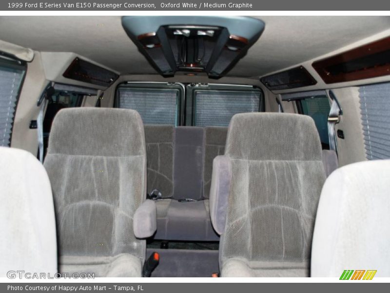 Oxford White / Medium Graphite 1999 Ford E Series Van E150 Passenger Conversion