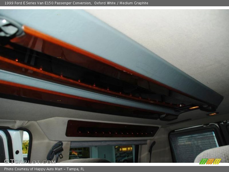 Oxford White / Medium Graphite 1999 Ford E Series Van E150 Passenger Conversion